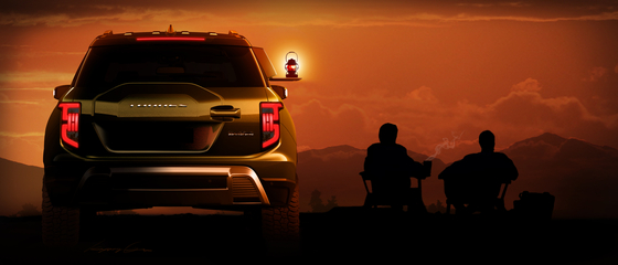 Teased image of SsangYong Motor's midsize SUV Torres. [SSANGYONG MOTOR] 