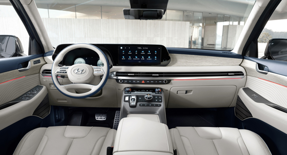 The interior of the Palisade SUV [HYUNDAI MOTOR]