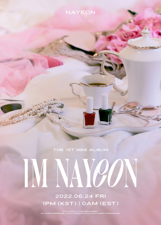 The post for Nayeon's debut solo EP [JYP]