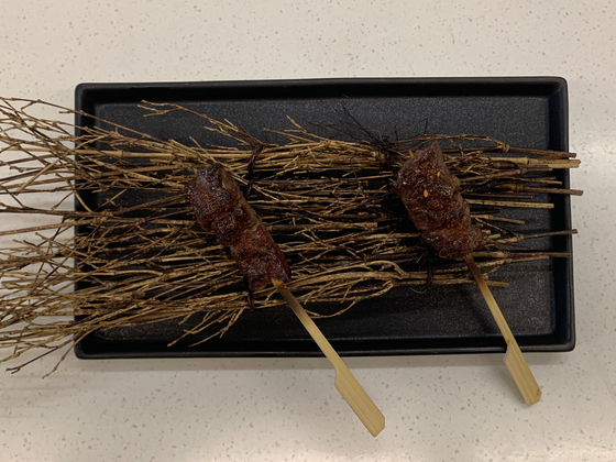Beef skewers at Uzik Robatayaki [LEE JIAN]