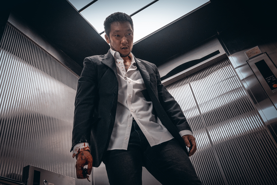 Son Suk-ku as the villain Kang Hae-sang in "The Roundup" [ABO ENTERTAINMENT]