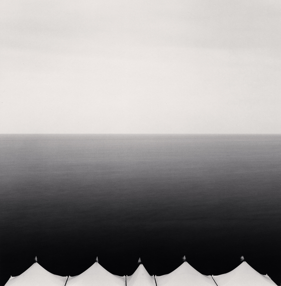 ″Five Canopies, Granville, France″ (2007) by Michael Kenna will be shown at his solo show at K.O.N.G Gallery to be held from June 21 to celebrate the opening of the Blue House to the public.  [K.O.N.G GALLERY]
