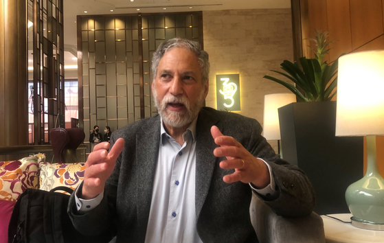 EDF chief scientist Steven Hamburg at Millennium Hilton Seoul Hotel, Seoul, on May 27. [LEE HO-JEONG] 