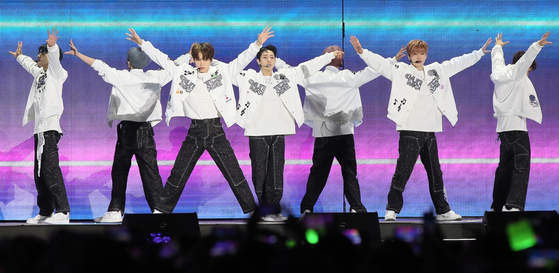 Boy band NCT Dream performs at the 28th Dream Concert. [KOREA ENTERTAINMENT PRODUCERS' ASSOCIATION]