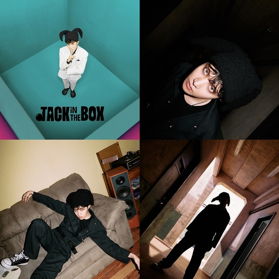Concept photographs released Tuesday for BTS member J-Hope's new single ″MORE,″ which will drop on July 1. [BIG HIT MUSIC]