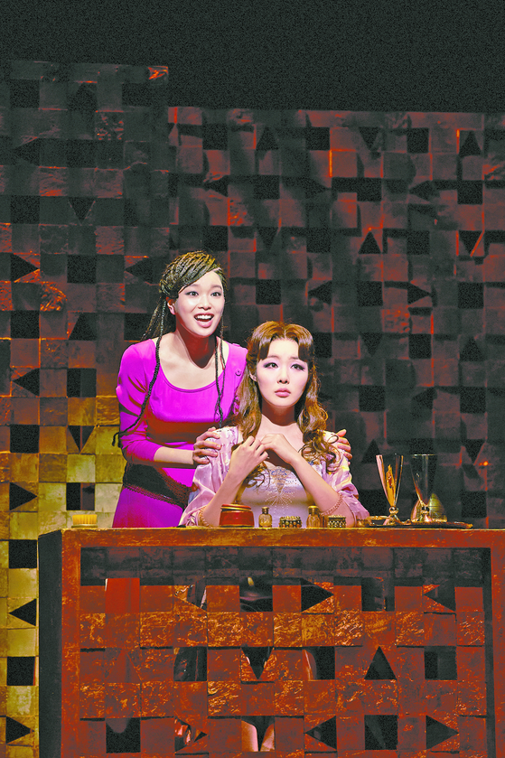 The Korean production of ″Aida″ is being staged at Blue Square in central Seoul. [SEENSEE COMPANY]