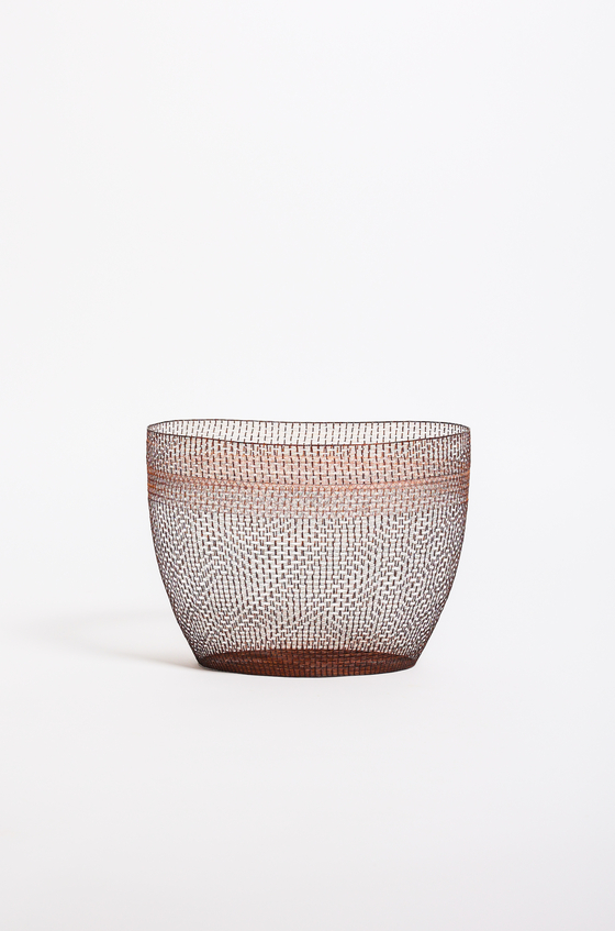 Dahye Jeong, a 33-year-old artisan who specializes in using horsehair to weave into baskets, is the winner of the 2022 Loewe Foundation Craft Prize for “A Time of Sincerity” (2021). [LOEWE FOUNDATION]