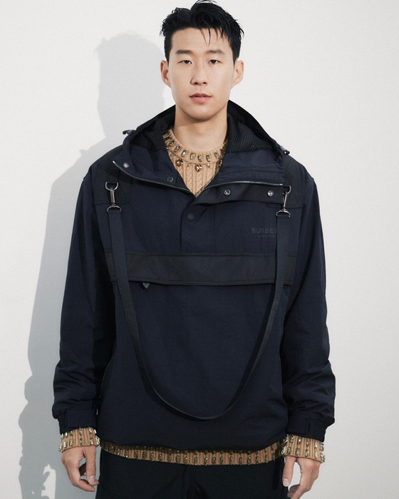Son is the new brand ambassador for Burberry. [BURBERRY]