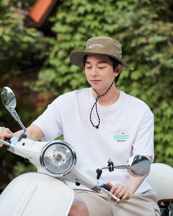 Actor Gong Yoo is the model for F&F's apparel brand Discovery-expedition. [SCREEN CAPTURE]