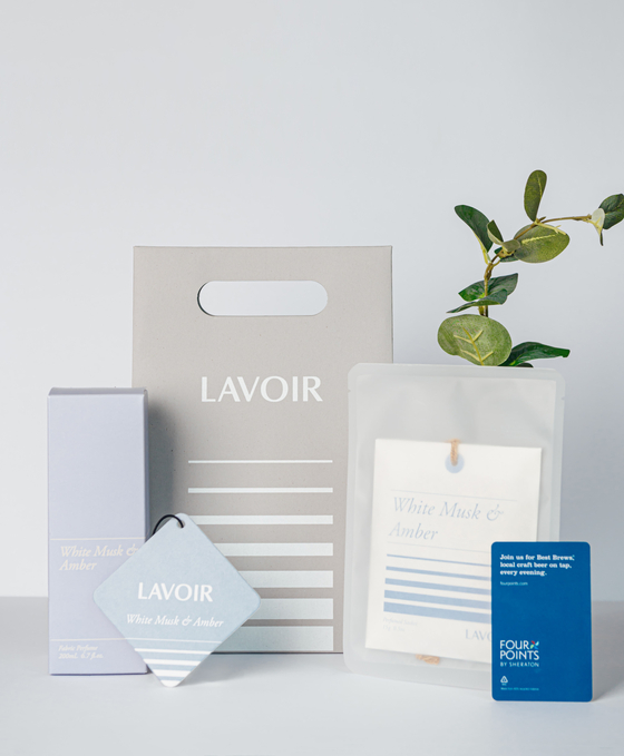 Products by the brand Lavoir offered to guest at the Four Points Josun Hotel [FOUR POINTS JOSUN SEOUL]
