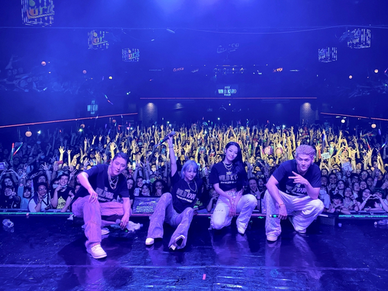 KARD performs in São Paulo, Brazil, on July 22. [DSP MEDIA]