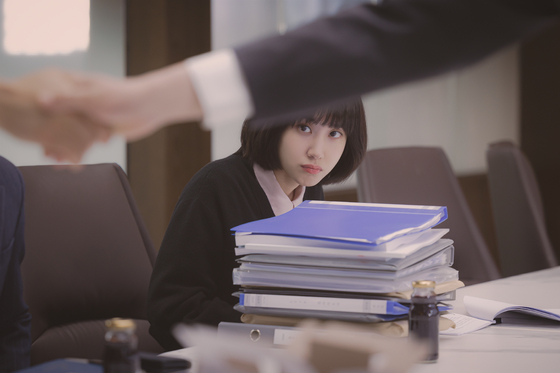 Woo, portrayed by Park Eun-bin, learns to socialize and interact with others and colleagues in the show. [ASTORY]