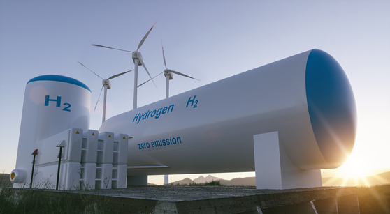A rendering of Hanwha Impact's hydrogen and renewable energy businesses [HANWHA IMPACT]