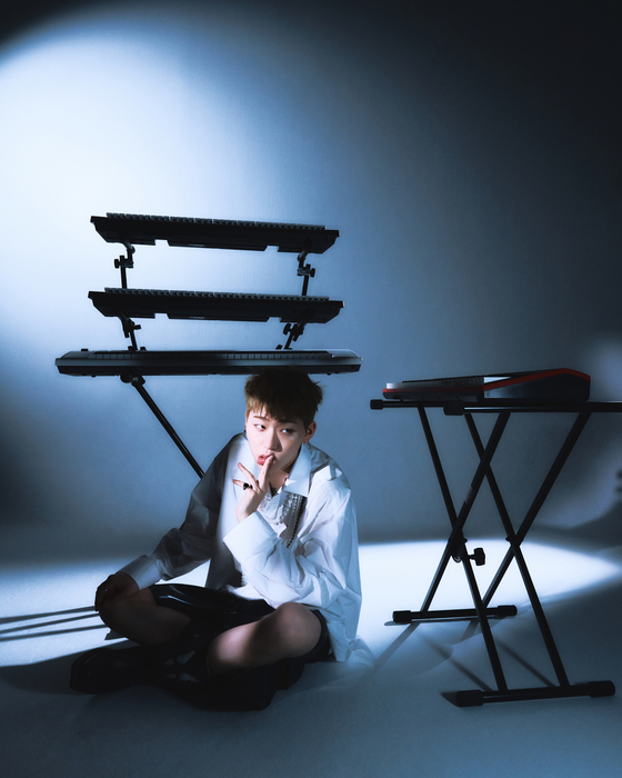 A concept photo for Zico's EP ″Grown Ass Kid″ [KOZ ENTERTAINMENT]