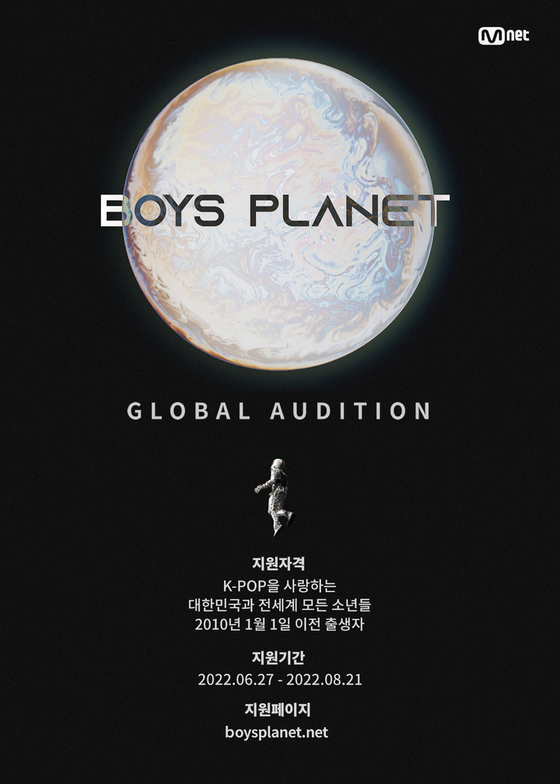 A poster for Mnet's upcoming audition show ″Boys Planet″ [MNET]
