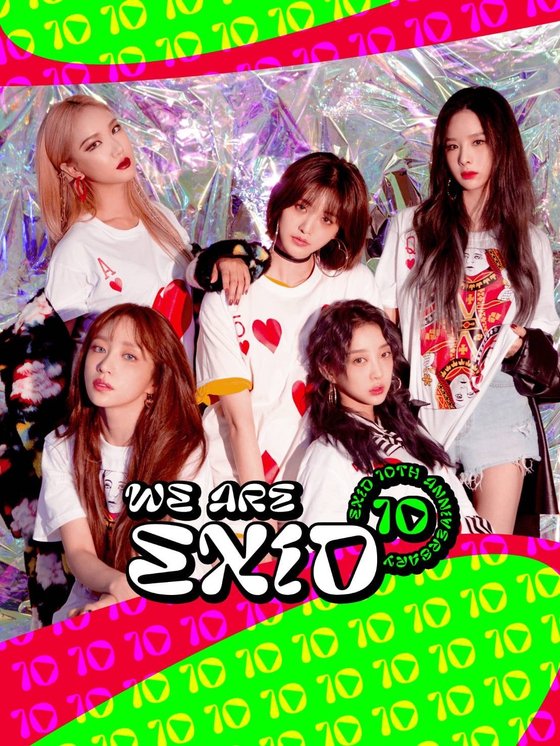 Poster for the special program celebrating EXID's 10th anniversary [SONY MUSIC ENTERTAINMENT]