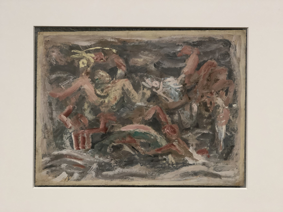“Children Playing in the Water” (1950s) is being unveiled to the public for the first time. [SHIN MIN-HEE]