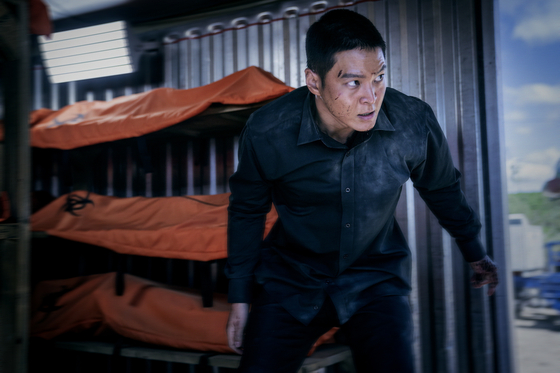 Joo Won as Carter in the new Netflix original film ″Carter″ [NETFLIX]