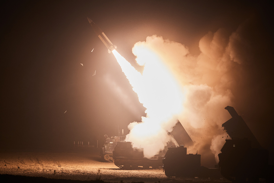 South Korea and the United States hold a joint Army Tactical Missile System (ATACMS) firing drill at an unspecified location on June 6. [JOINT CHIEFS OF STAFF]