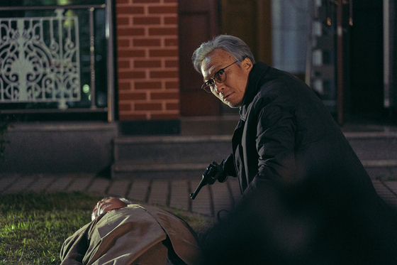 Actor Lee Sung-min during a scene of the upcoming movie ″Remember″ [ACEMAKER MOVIEWORKS]                