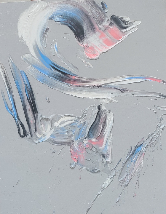 Kim Young-won's painting ″Qiosmosis D21-6″ [CHUNG JARK GALLERY] 