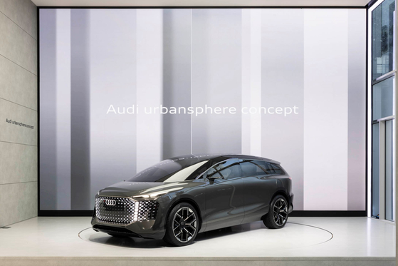 Audi introduced its Urbansphere concept car to Korea on Friday. [AUDI KOREA] 