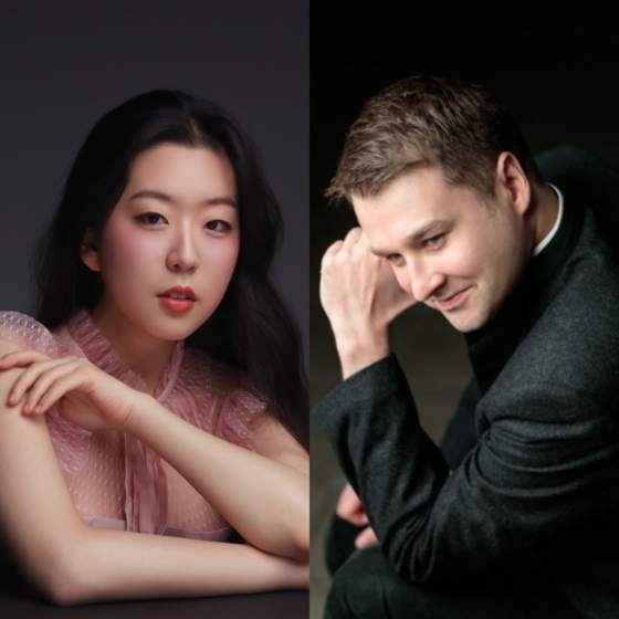 Pianists Ain Yoon, left, and Peter Ovtcharov [MAPO ART CENTER]