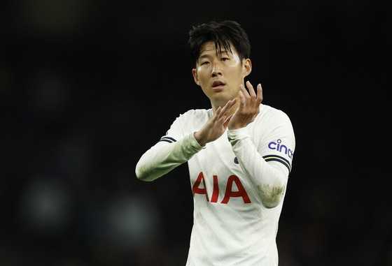 Son Heung-min  [REUTERS/YONHAP]