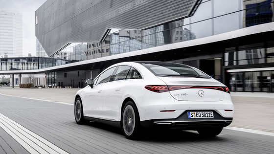 The back of the EQE [MERCEDES BENZ KOREA]