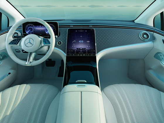 The interior of the EQE [MERCEDES BENZ KOREA]
