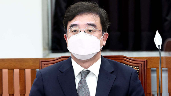 Cho Sang-joon, a deputy director of the National Intelligence Service (NIS), at the National Assembly in western Seoul on Sept. 28. [YONHAP] 