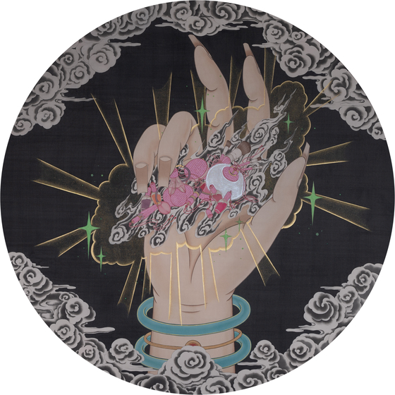 Artist Park Grim's ″Holy make-up″ (2022) [ILMIN MUSEUM OF ART]