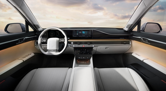Interior of the Grandeur [HYUNDAI MOTOR]