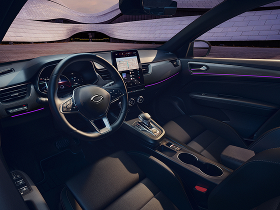 Interior of the XM3 Hybrid [RENAULT KOREA MOTORS]