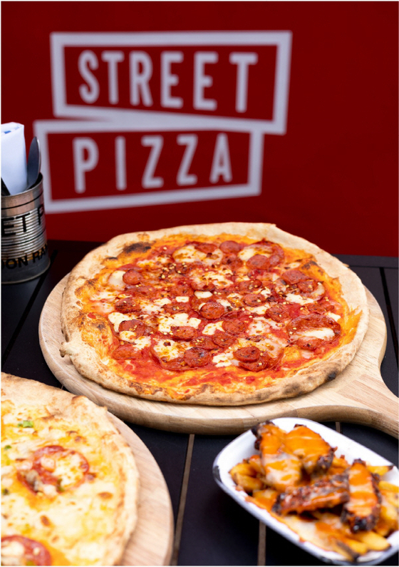 Pizzas at Gordon Ramsay Street Pizza in Seongdong District, eastern Seoul [GORDON RAMSAY KOREA]