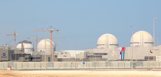 Barakah nuclear power plant in United Arab Emirates. It's the first and only nuclear plant that Korea has built abroad. Korea is currently contending for the nuclear power reactors in Saudi Arabia. [YONHAP] 