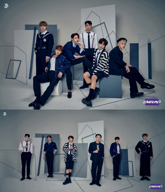 Concept image for Just B's third EP "=(NEUN)" (2022) [BLUEDOT ENTERTAINMENT]