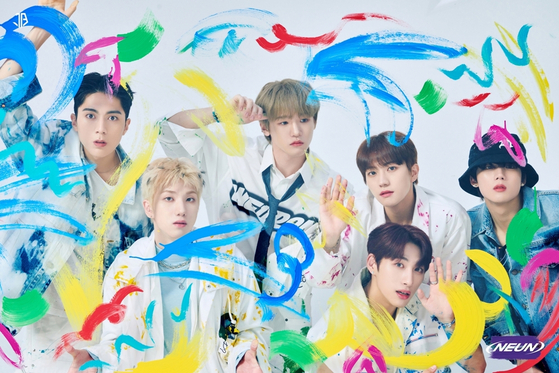 Concept image for Just B's third EP "=(NEUN)" (2022) [BLUEDOT ENTERTAINMENT]