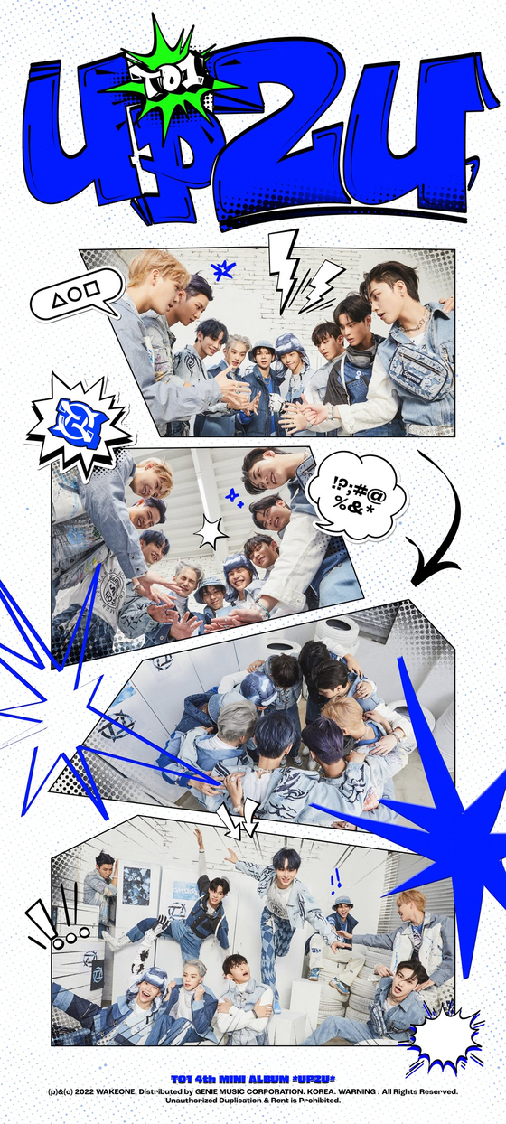 A concept image for TO1's EP ″UP2U″ [WAKEONE]