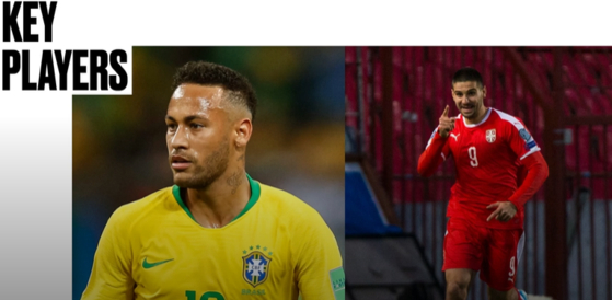  All you need to know: Brazil v Serbia[ONE FOOTBALL]