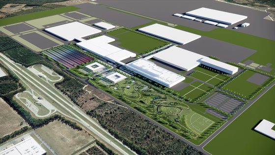 A bird's-eye view of Hyundai's Georgia plant [HYUNDAI MOTOR]