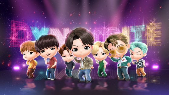 An image of Netmarble's BTS Dream: Tinytan mobile game [NETMARBLE]