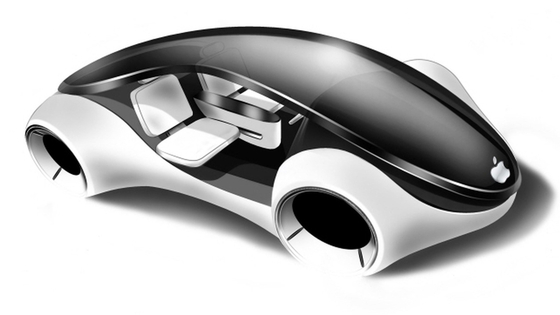 An anticipated concept image of the Apple Car [JOONGANG PHOTO]