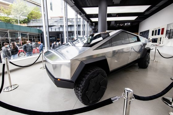 Tesla'sl Cybertruck features camera modules from LG Innotek and Samsung Electro-Mechanics. [TESLA]