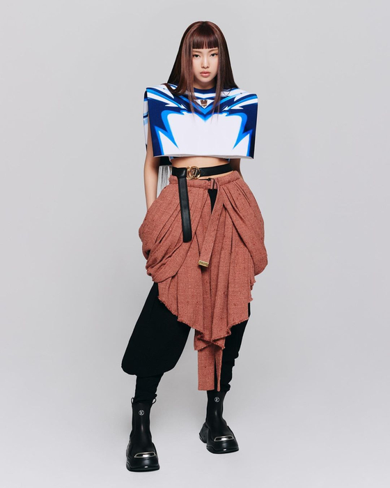 Hyein was named brand ambassador for Louis Vuitton. [SCREEN CAPTURE]