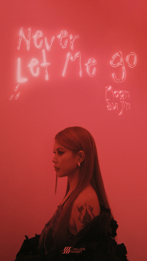 Teaser image for Moon Su-jin's upcoming digital single ″Never Let Me Go.″ [MILLION MARKET]