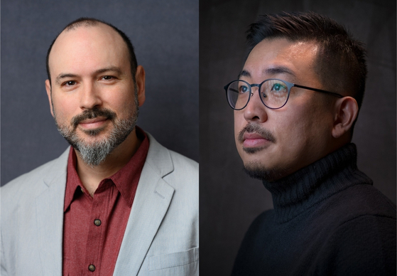 David Levy, left, Pinkfong USA’s new head of studio, and new independent director Kim Seong-young [THE PINKFONG COMPANY]