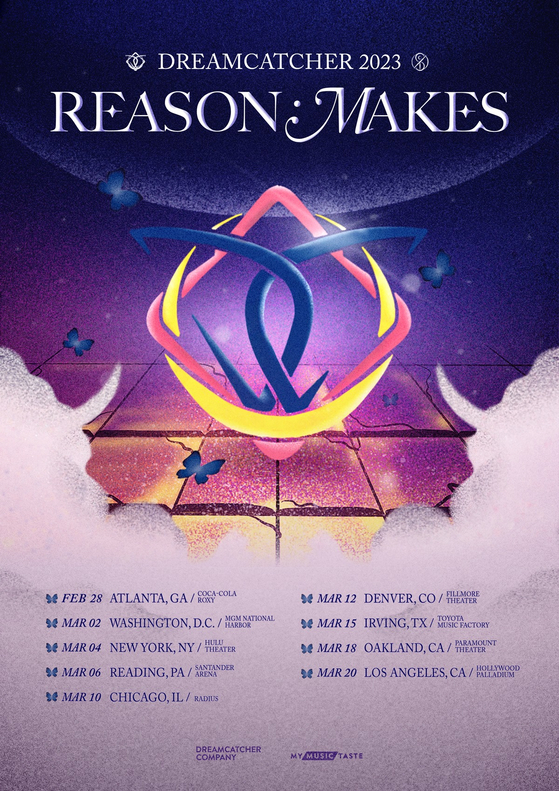 A poster of girl group Dreamcatcher's upcoming U.S. tour [DREAMCATCHER COMPANY]