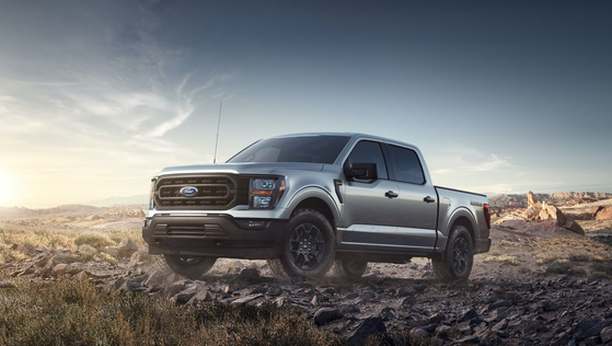 Ford F-150 Lightning truck that is equipped with SK On's batteries [FORD]
