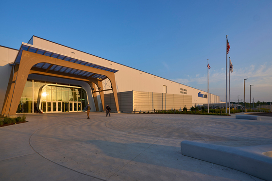 Ultium Cells' production facility in Warren, Ohio. Ultium Cells is a 50-50 battery-making joint venture between LG Energy Solution and General Motors. [LG ENERGY SOLUTION]